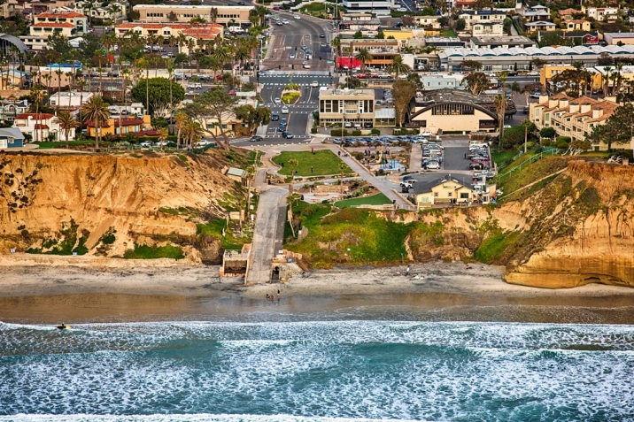 Solana Beach Real Estate Fletcher Cove from water